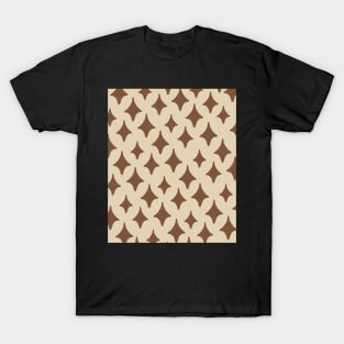 Simple Minimalist Abstract Moroccan Art Pattern T-Shirt